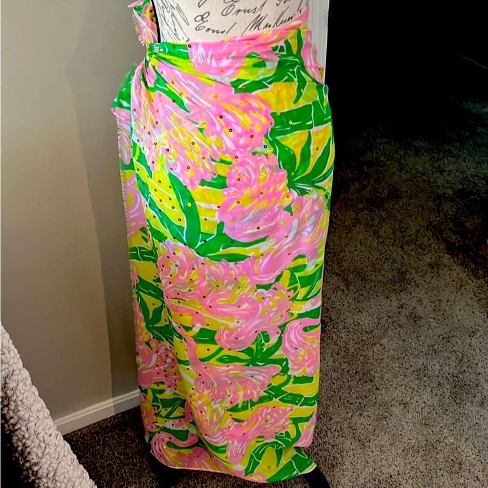 RARE LILLY PULITZER RESORT
SCARF WRAP LILLIAN
OVERSIZED BLANKET
ENGINEERED WRAP